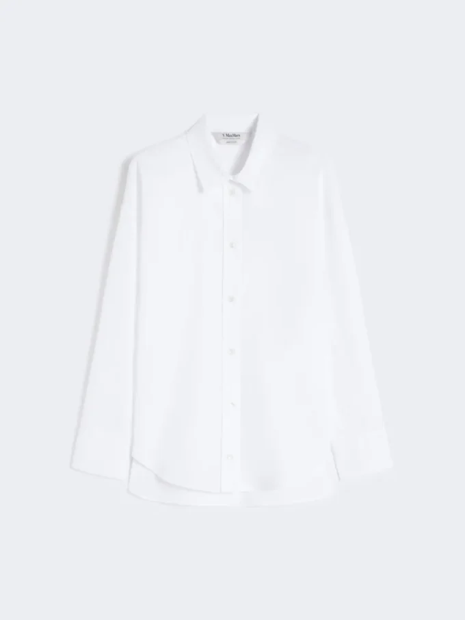 Cotton oxford shirt, white Cotton oxford shirt, white