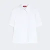 Cotton poplin shirt, optical white