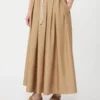 Cotton poplin skirt, desert