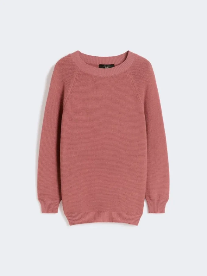 Cotton sweater, antique rose Cotton sweater, antique rose