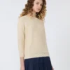 Cotton sweater, ecru Cotton sweater, ecru
