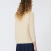 Cotton sweater, ecru Cotton sweater, ecru