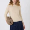 Cotton sweater, ecru Cotton sweater, ecru