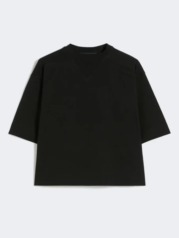 Cotton t-shirt, black