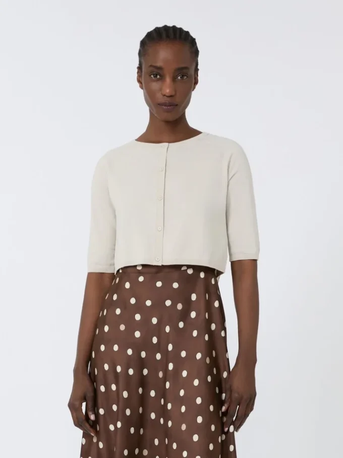 Cotton yarn shrug, white Cotton yarn shrug, white