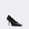 Court shoes in soft nappa leather, black Court shoes in soft nappa leather, black