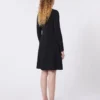 Crepe jersey dress, black Crepe jersey dress, black
