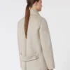 Double-breasted cashmere pea coat, sand Double-breasted cashmere pea coat, sand