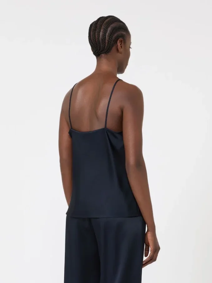 Envers satin camisole top, midnightblue