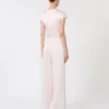 Envers satin jumpsuit, pink