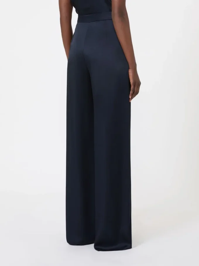 Envers satin trousers, midnightblue