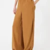 – envers satin wide trousers, caramel – envers satin wide trousers, caramel