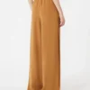 – envers satin wide trousers, caramel – envers satin wide trousers, caramel