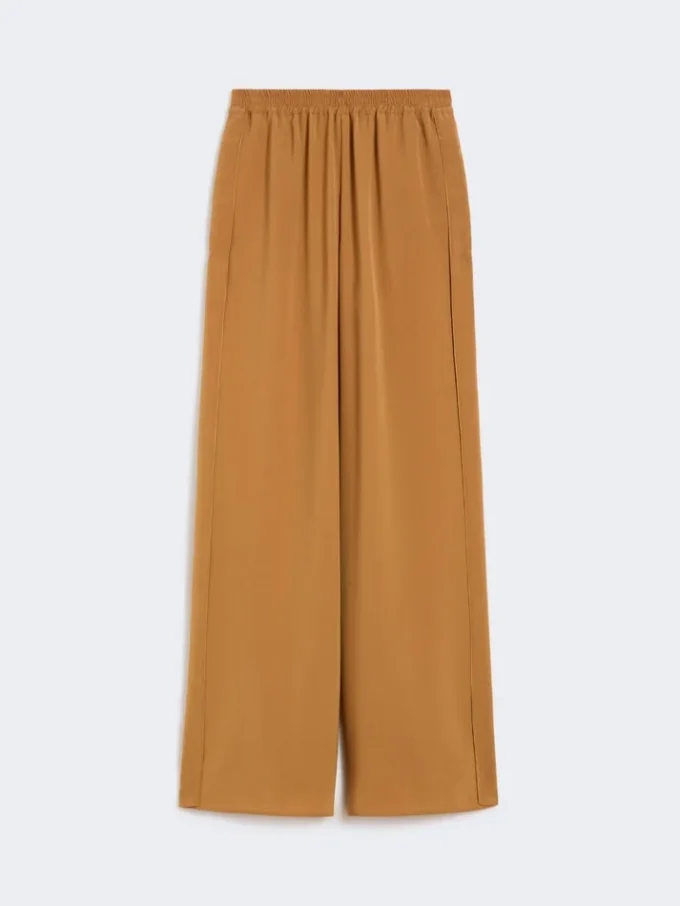 – envers satin wide trousers, caramel – envers satin wide trousers, caramel