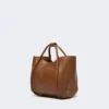 Extra-small leather marine bag, brown bronze Extra-small leather marine bag, brown bronze