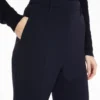Flared cady trousers, navy Flared cady trousers, navy