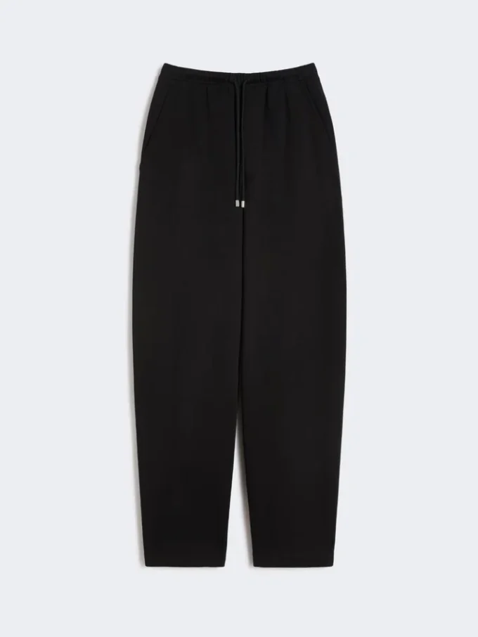 Fleece trousers, black