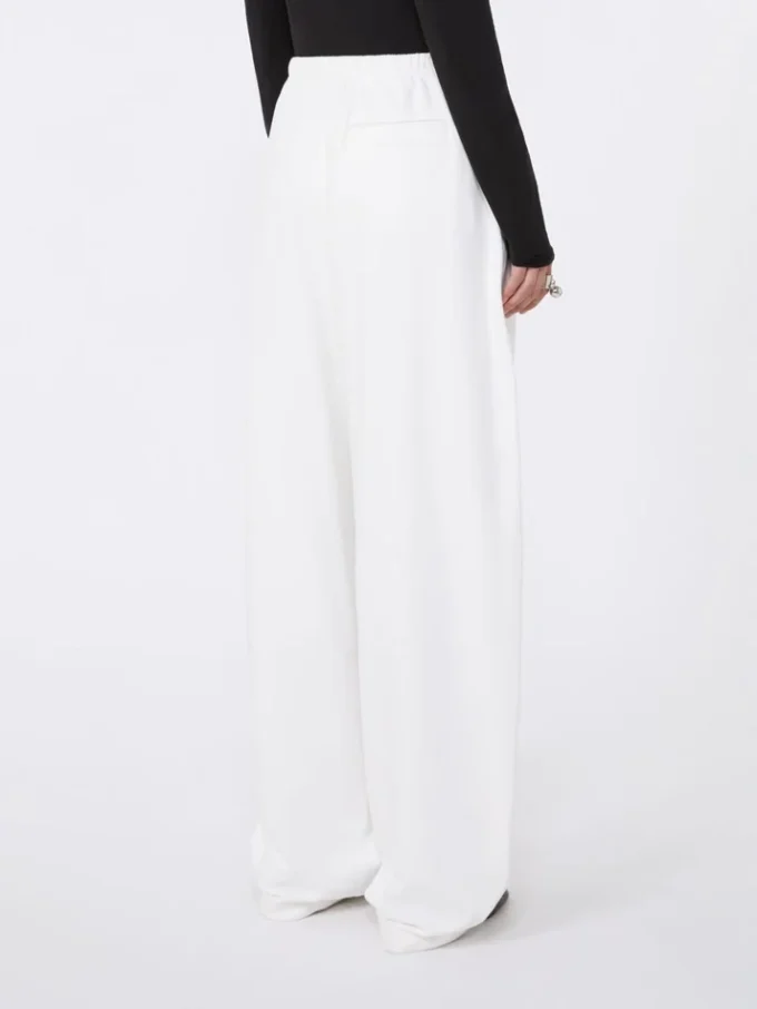 Fleece trousers, ivory