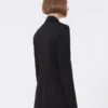 Jersey blazer, black
