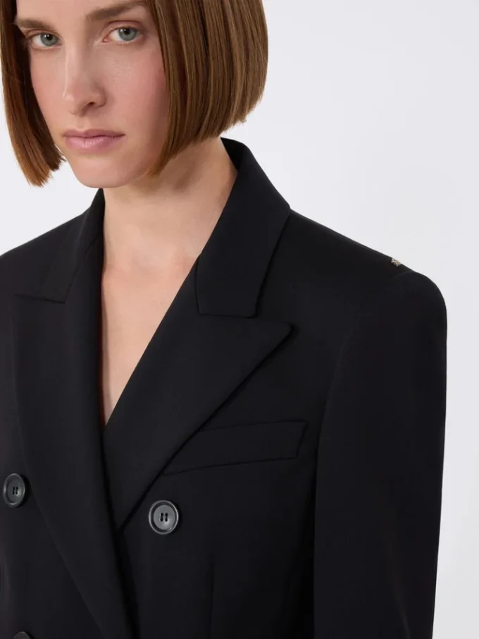 Jersey blazer, black