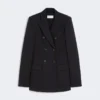 Jersey blazer, black