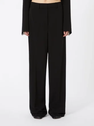 Jersey trousers, black