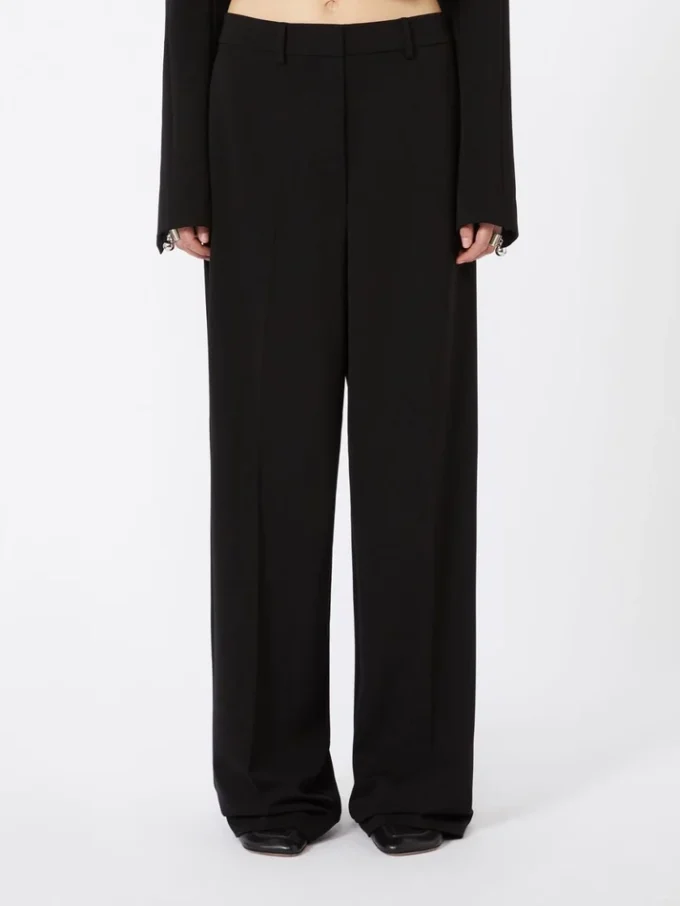 Jersey trousers, black Jersey trousers, black