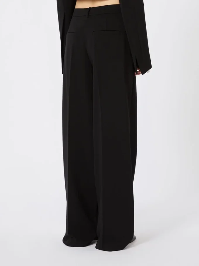 Jersey trousers, black Jersey trousers, black