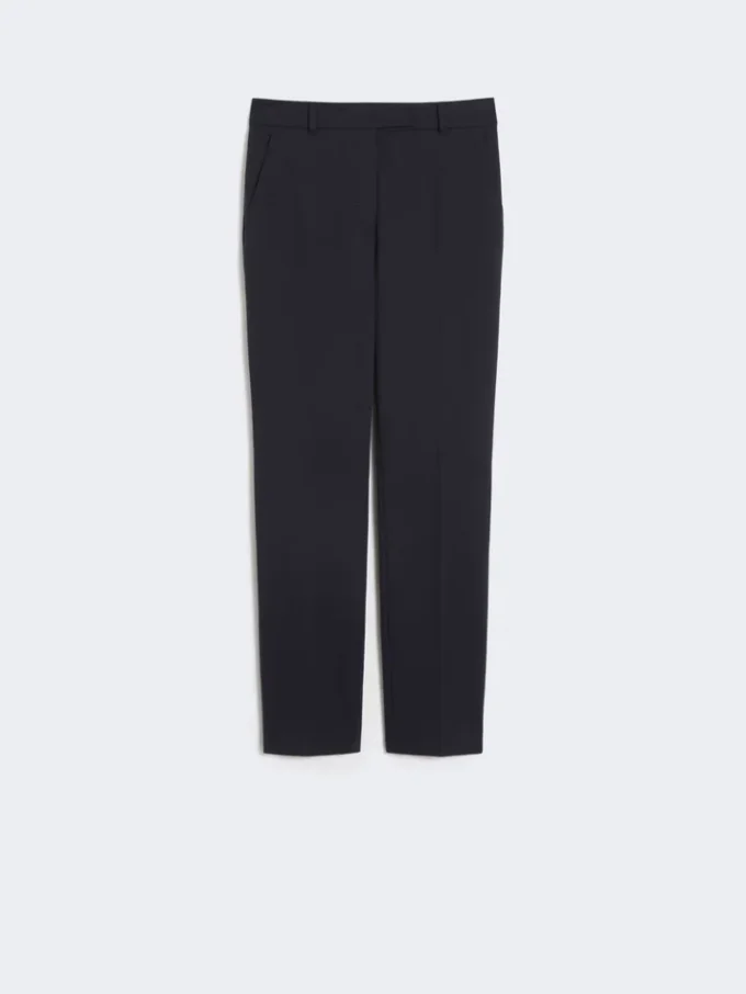 Jersey trousers, navy