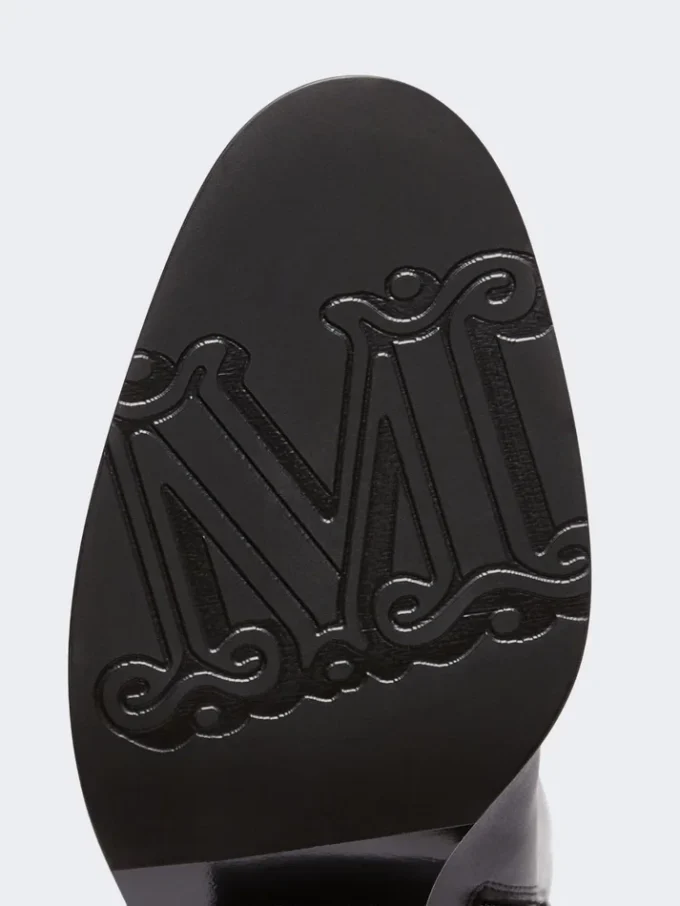 Leather boots, black Leather boots, black