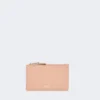 Leather card holder, pink Leather card holder, pink