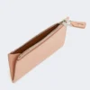 Leather card holder, pink Leather card holder, pink