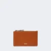Leather card holder, rust Leather card holder, rust