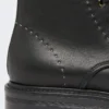 Leather combat boots, black Leather combat boots, black