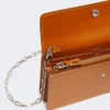 Leather phone pouch, rust Leather phone pouch, rust