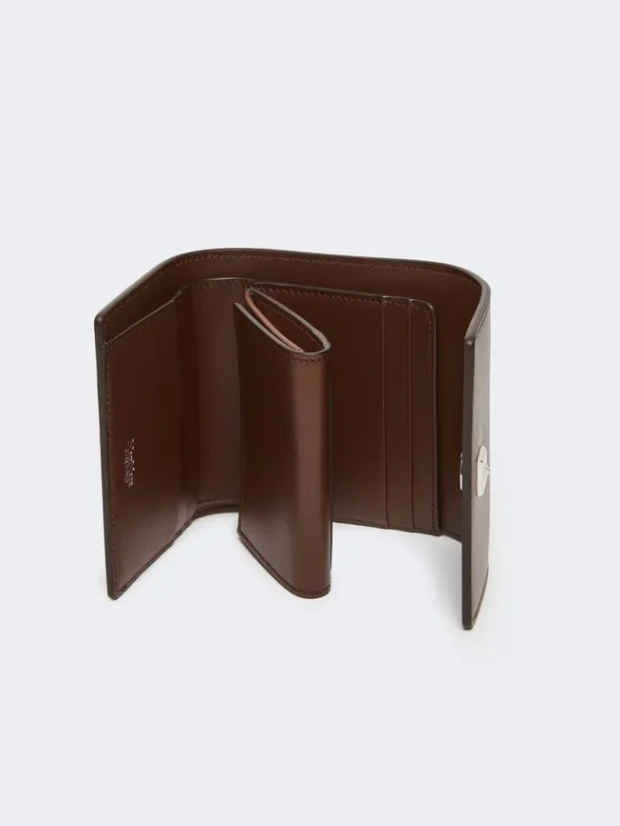 Leather purse, cocoa Leather purse, cocoa