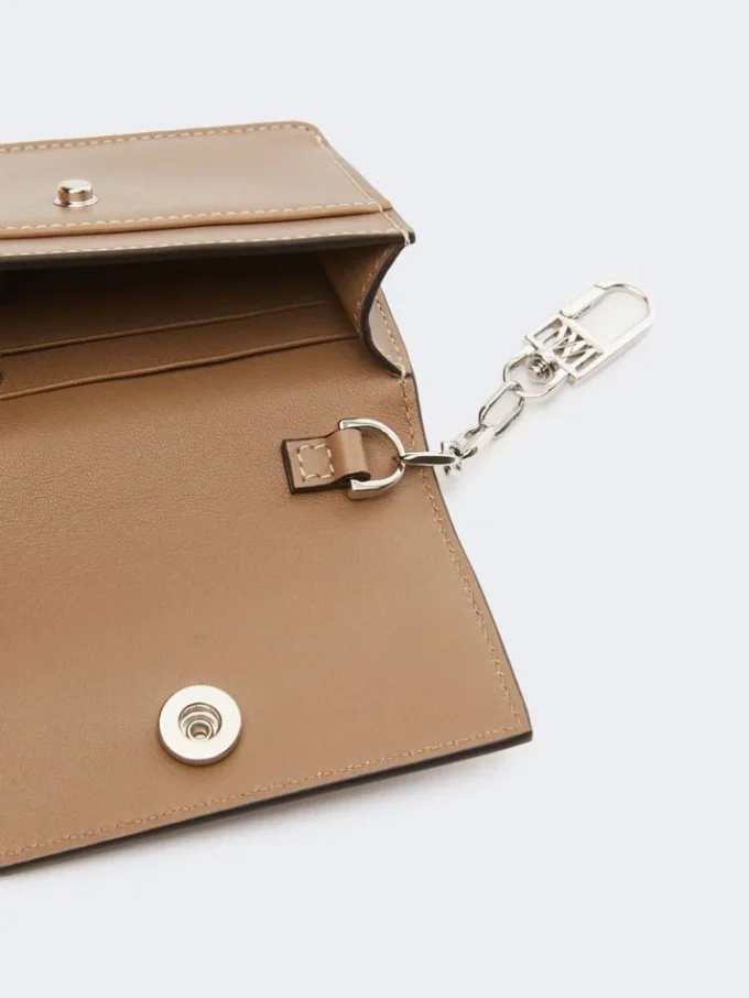 Leather purse, mud Leather purse, mud