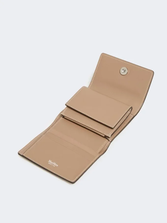 Leather purse, mud Leather purse, mud