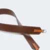 Leather shoulder strap, cocoa Leather shoulder strap, cocoa