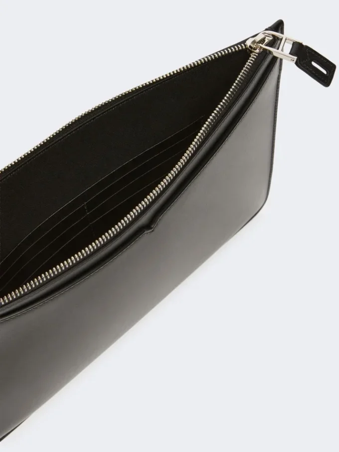 Leather tablet sleeve, black Leather tablet sleeve, black