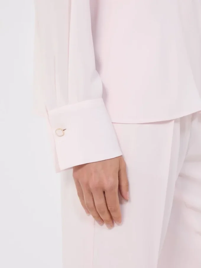 Lightweight cady blouse, pink