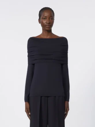 Lightweight cashmere sweater, ultramarine