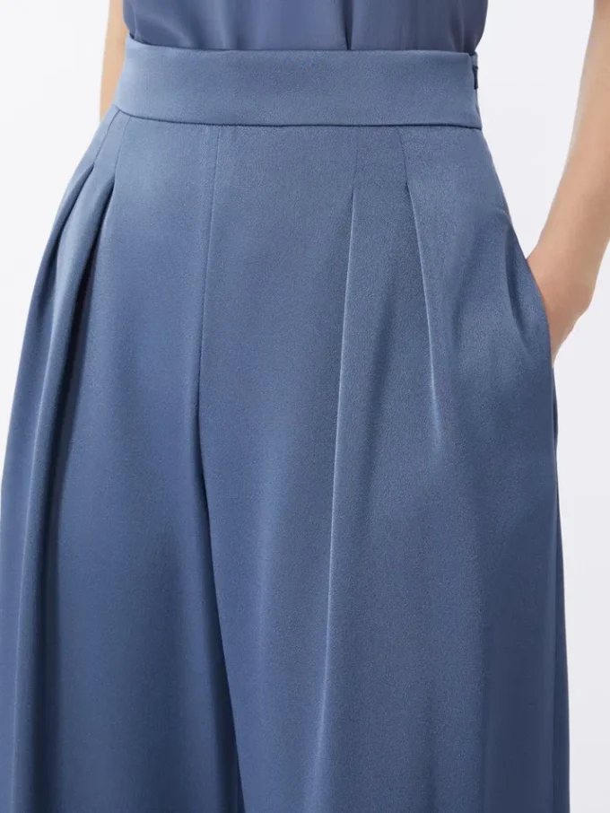 Lightweight satin trousers, avio Lightweight satin trousers, avio