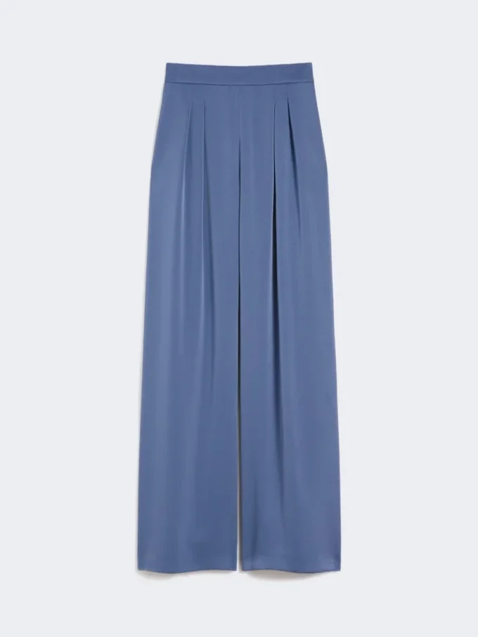 Lightweight satin trousers, avio Lightweight satin trousers, avio