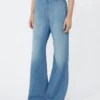 Linen and cotton denim jeans, navy Linen and cotton denim jeans, navy