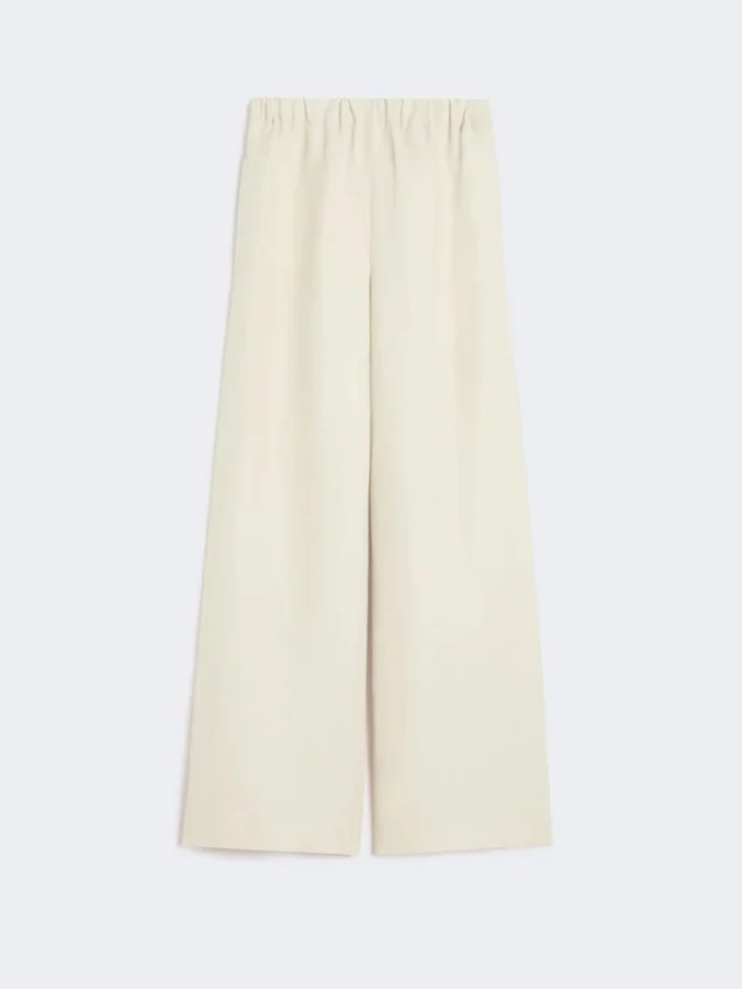 Linen and silk trousers, beige Linen and silk trousers, beige