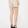Linen basketweave shorts, sand Linen basketweave shorts, sand