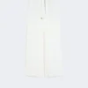 Linen basketweave trousers, white Linen basketweave trousers, white