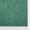 Linen stole with fringes, sage green Linen stole with fringes, sage green