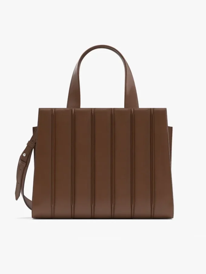 Max mara whitney bag 6 – medium, amber brown